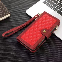 Windsor Castle Double Folder with Zipper Pocket Iphone 15 Red