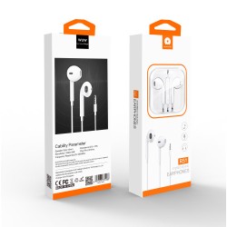 INKAX HD Streo Earphone Aux 3.5mm Black