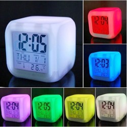 7 LED Color Changing Digital Alarm Clock 7 LED Color Changing Digital Alarm Clock