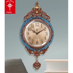 Large Luxury Gold Wall Clock with Silent Creative Swing Diameter 26cm - No DC Large Luxury Gold Wall Clock with Silent Creative Swing Diameter 26cm - No DC