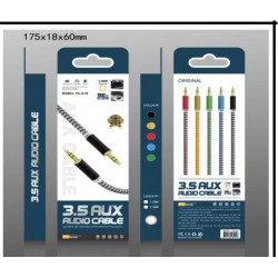 Fliptop 3.5mm AUX Cable 1 meter (10ea/Pack) Fliptop 3.5mm AUX Cable 1 meter (10ea/Pack)