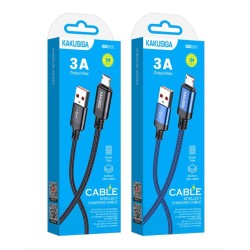 Kakusiga Smart Fast Charging Cable 3A 1 meter Micro
