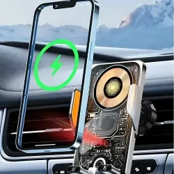 Wireless Charging 15W Mobile Phone Car Holder with Sensor-activted Open and Close Wireless Charging 15W Mobile Phone Car Holder with Sensor-activted Open and Close