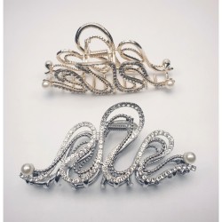 Premium Metal Hair Clip 11.5cm Gold 3/silver 3 (Min. 6ea) Premium Metal Hair Clip 11.5cm Gold 3/silver 3 (Min. 6ea)