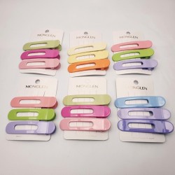 Premium Hair Clip 8cm 3 mixed color/card (Min. 6 Card) - No DC Premium Hair Clip 8cm 3 mixed color/card (Min. 6 Card) - No DC