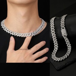 316L Stainless Steel Cuban Chain Necklace 50 For Women and Men 316L Stainless Steel Cuban Chain Necklace 50 For Women and Men