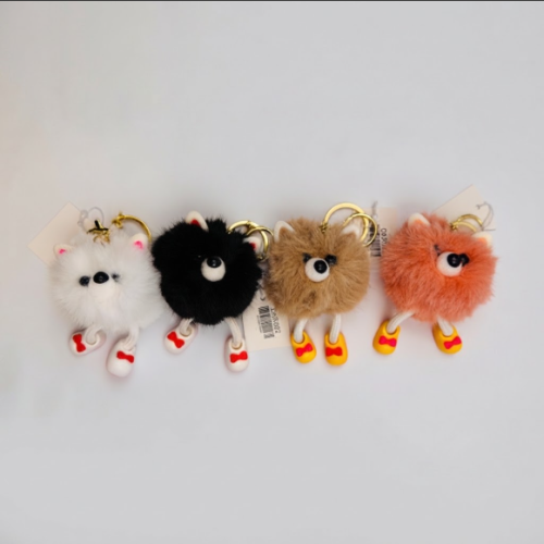 Round Monster Key Ring 9cm (10 pcs mixed color in OPP bag) Round Monster Key Ring 9cm (10 pcs mixed color in OPP bag)