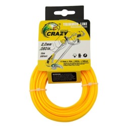 Lawn Mower Trimmer Line Round Shape Thickness 2.4mm Length 15meter
