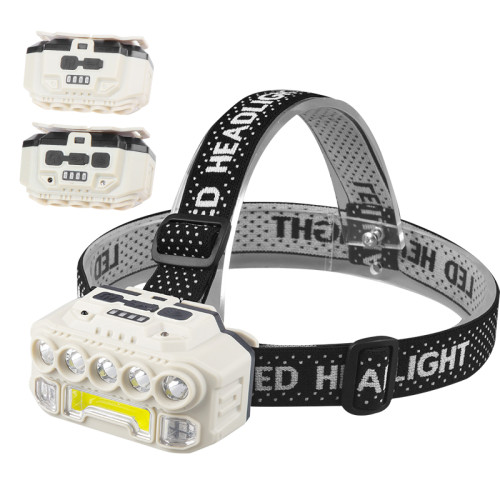 Super Bright Headlamp USB Rechargeable two 18650 Battery LHL013