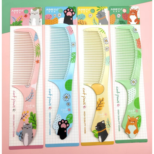 Professional Salon Quality Hair Comb 4pcs/card (12card/Pack)